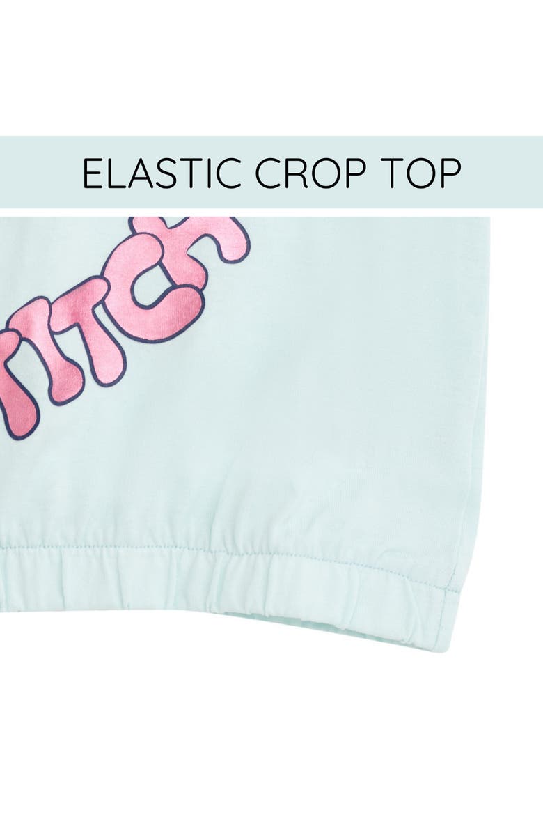 Lilo & Stitch T-Shirt and Iridescent Dolphin Shorts Set, Alternate, color, Blue Pink Stitch