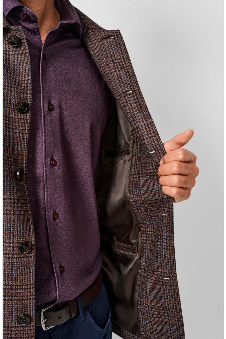 Wool Shirt Jacket, Alternate, color, BROWN