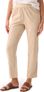 Faherty Arlie Pull-On Tapered Leg Pants