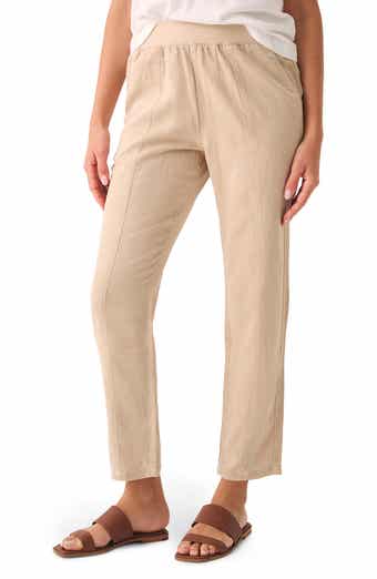 Faherty Arlie Pull-On Tapered Leg Pants