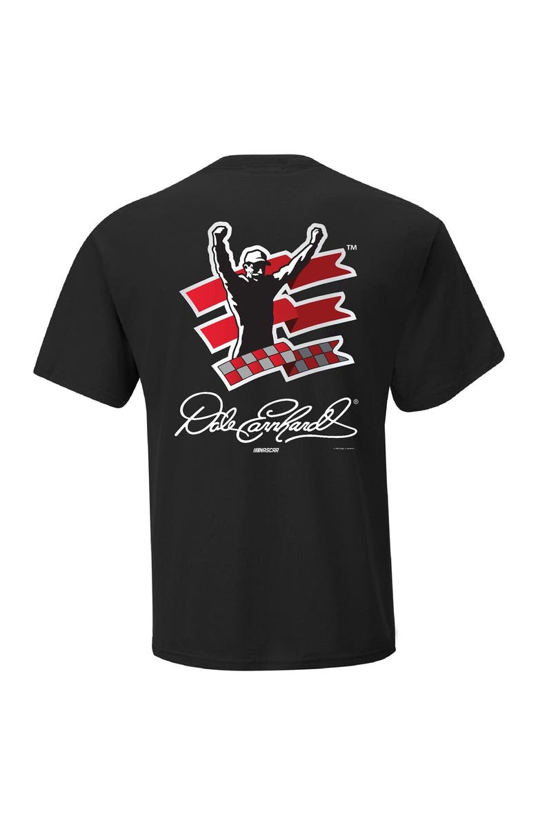 CHECKERED FLAG Men's Checkered Flag Sports  Black Dale Earnhardt  Champions Wear T-Shirt, Alternate, color, Black