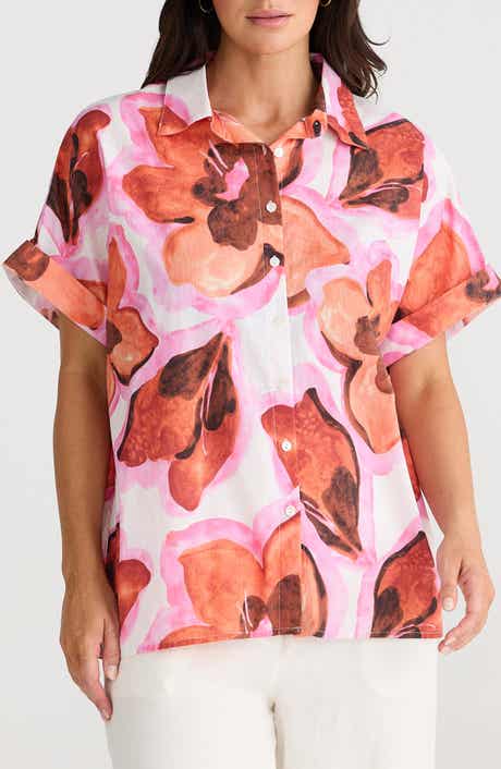 Brave+True Alice Floral Print Shirt