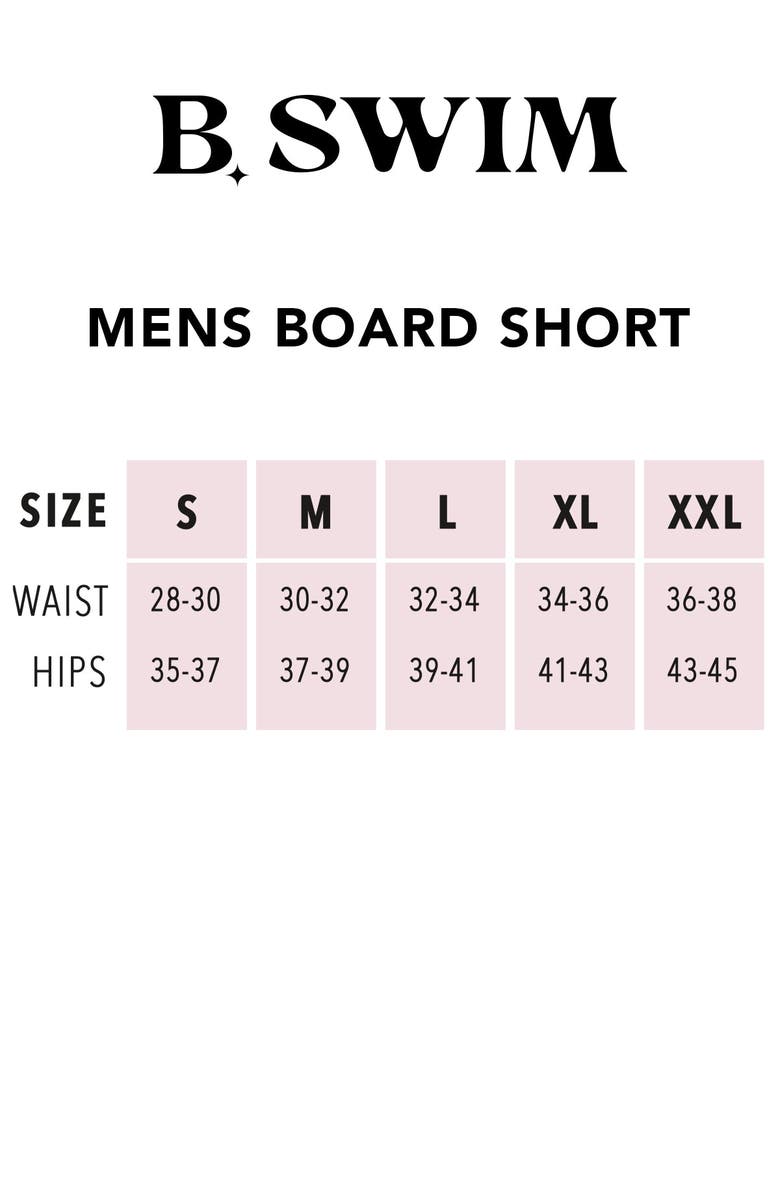 B Swim Bermuda Board Short, Alternate, color, 