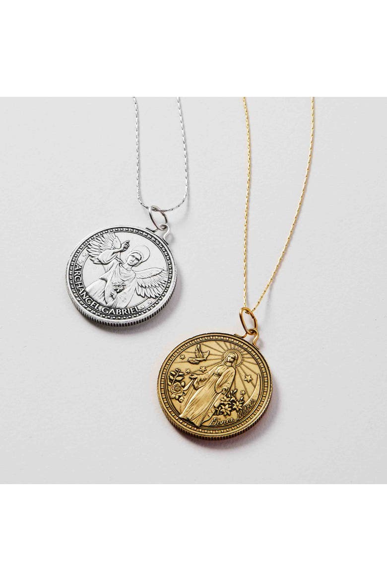 Better Together Mary/Gabriel Expandable Necklace, Alternate, color, Gold