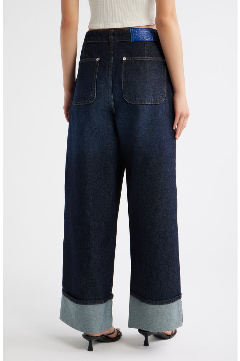 Gigi Baggy Wide Leg Jeans, Alternate, color, INDIGO