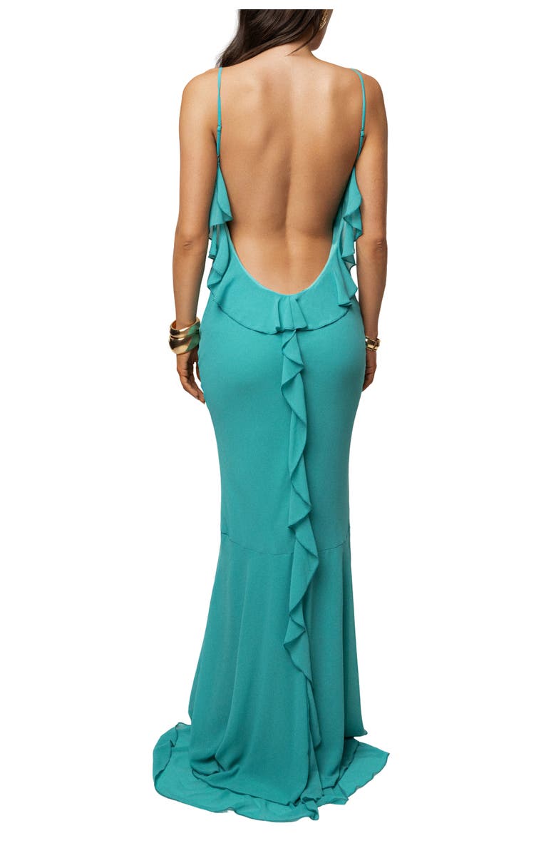 JLUXLABEL Midnight Romance Maxi Dress, Alternate, color, Teal