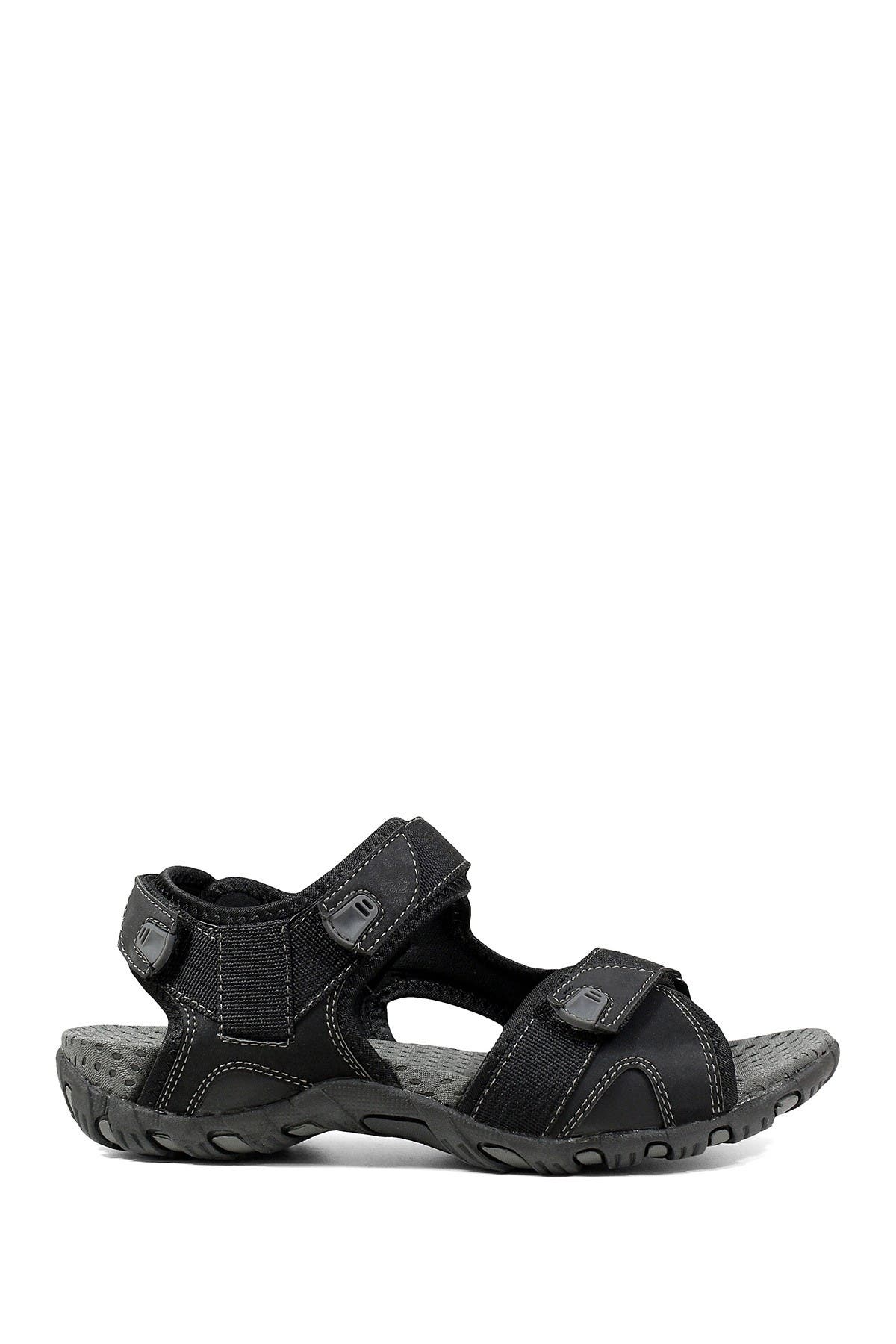 NUNN BUSH Rio Bravo Open Toe River Sandal - Wide Width Available, Alternate, color, Black