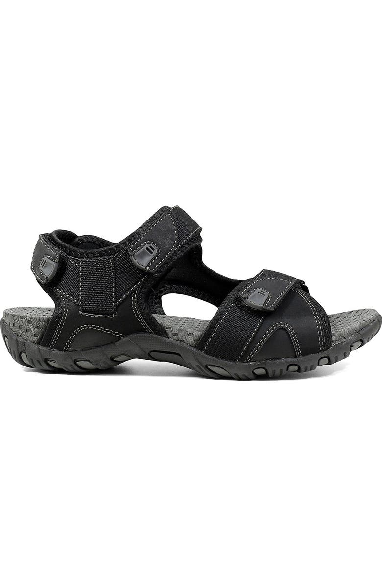 NUNN BUSH Rio Bravo Open Toe River Sandal - Wide Width Available, Alternate, color, Black