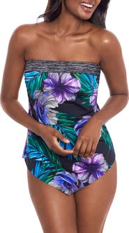 Miraclesuit® Flora Aura Hankini One-Piece Swimsuit