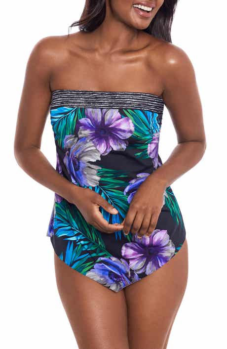 Miraclesuit® Flora Aura Hankini One-Piece Swimsuit