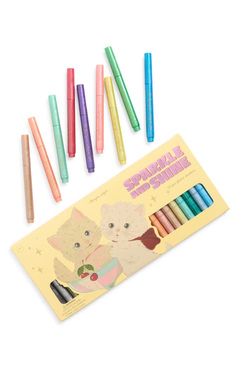 24-Pack Sparkle and Shine Glitter Markers