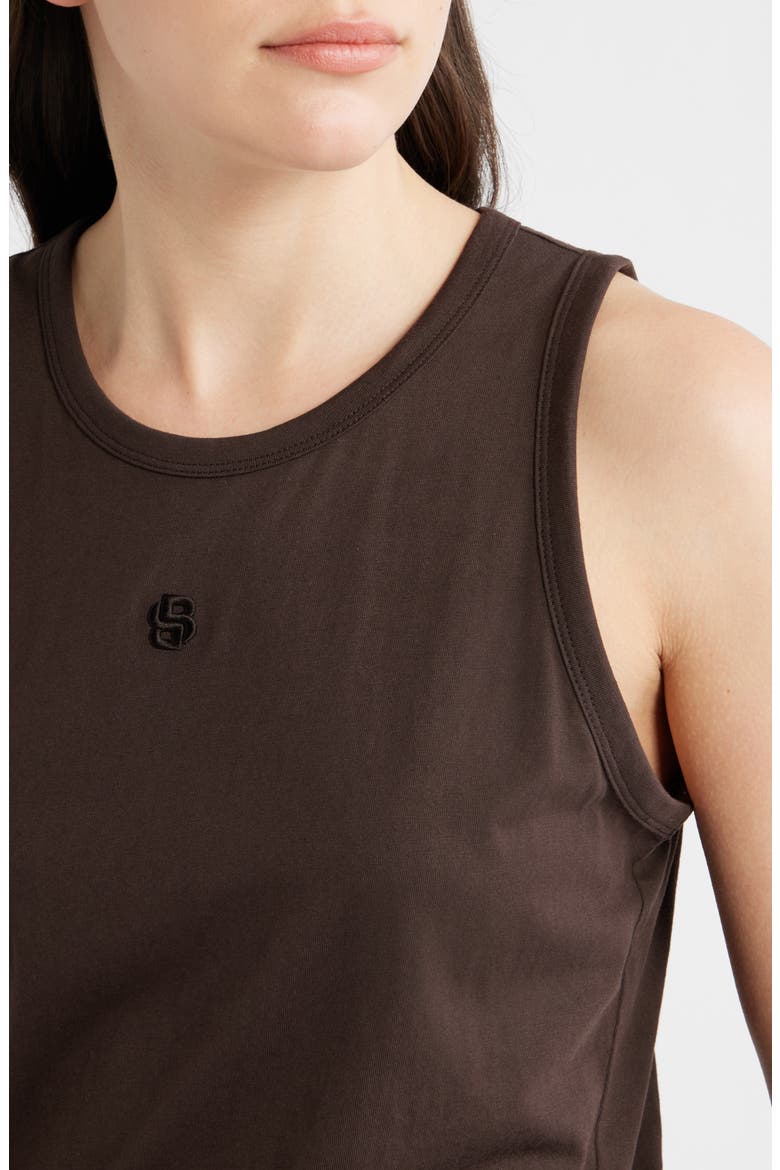 Eveysa Knit Tank, Alternate, color, CAVE BROWN