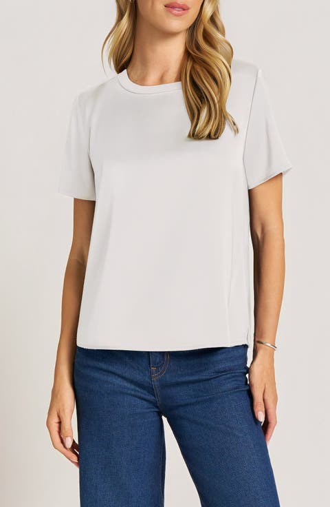 Clove Satin T-Shirt
