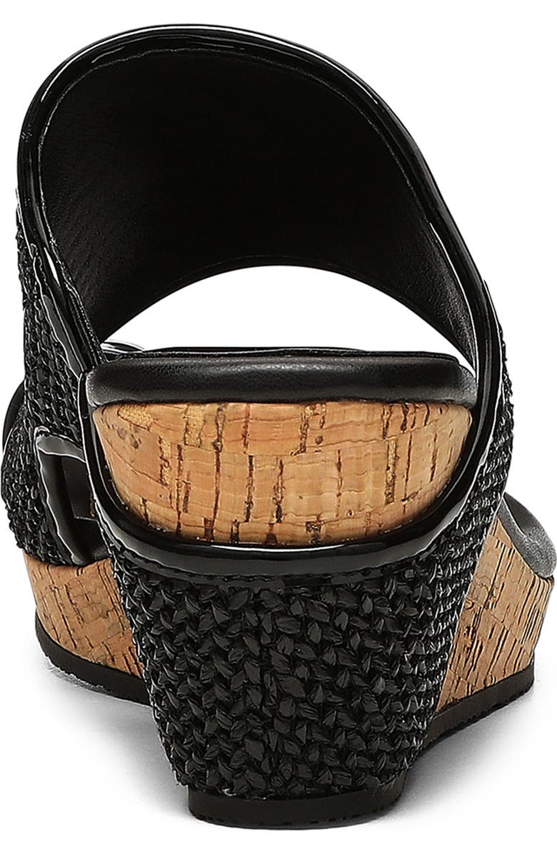 Donald Pliner Platform Wedge Sandal, Alternate, color, Black