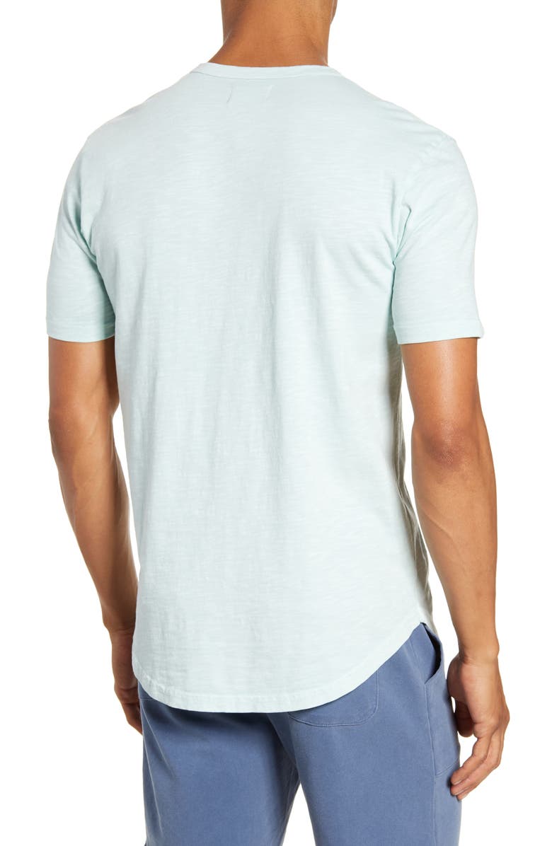 Goodlife Sun Faded Slub Scallop Crew T-Shirt, Alternate, color, Seafoam