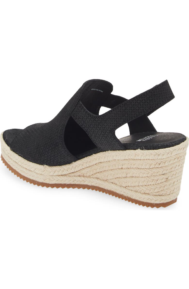 Eileen Fisher Wilda Slingback Espadrille Platform Wedge Sandal, Alternate, color,