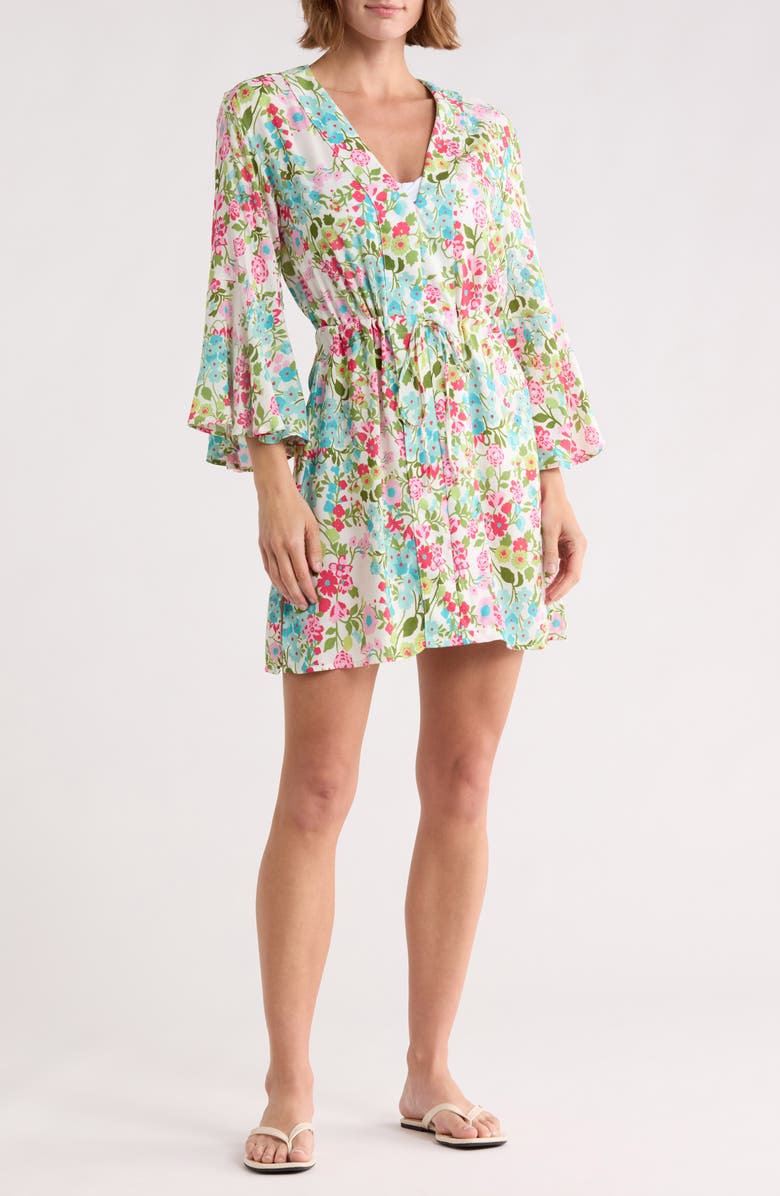 Maaji Joy Cover-Up Kaftan, Main, color, Blue