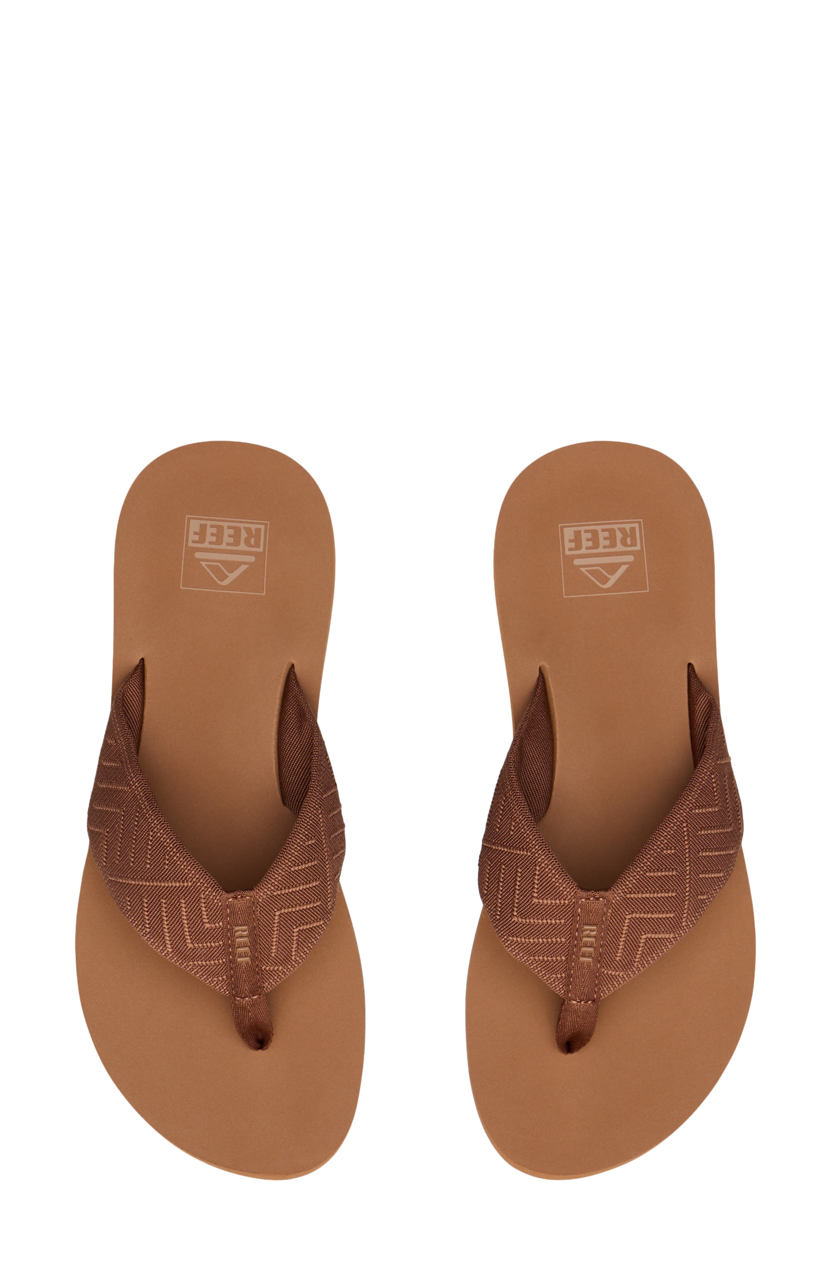 Spring Woven Flip Flop, Alternate, color, CHOCOLATE