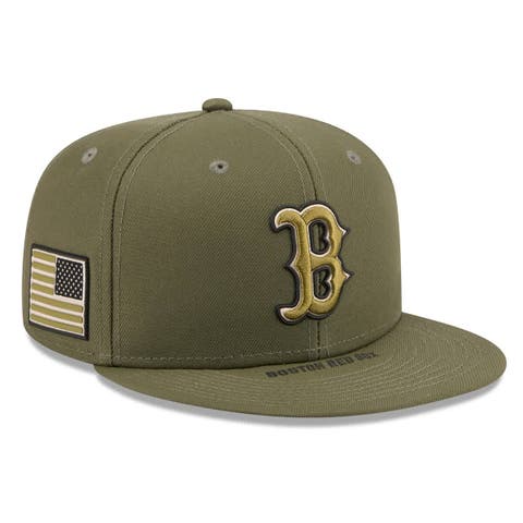 Men's New Era  Olive Boston Red Sox 2026 Armed Forces Day 59FIFTY Fitted Hat