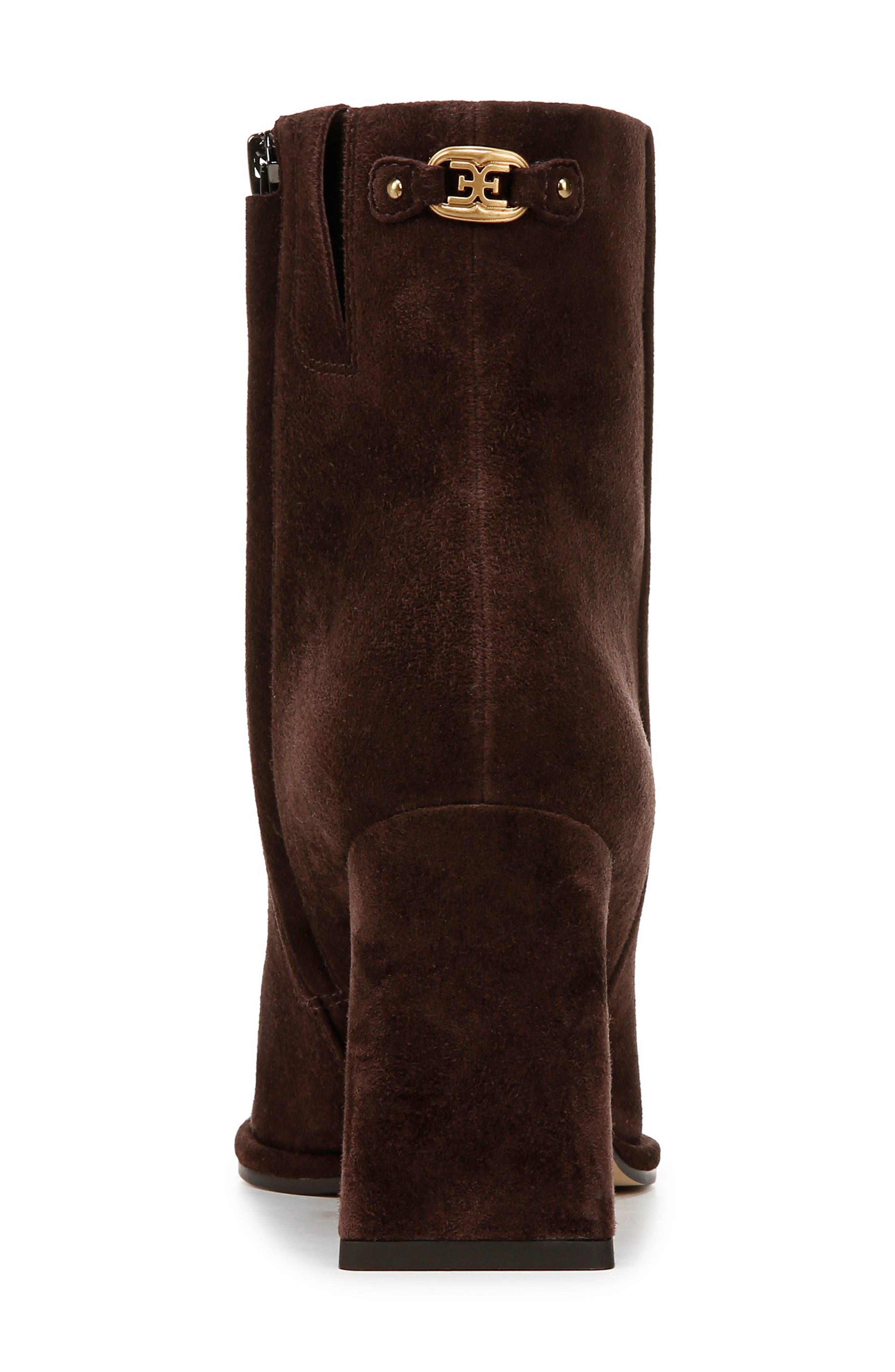 Sam Edelman Irie Square Toe Bootie, Alternate, color, Cafe Noir