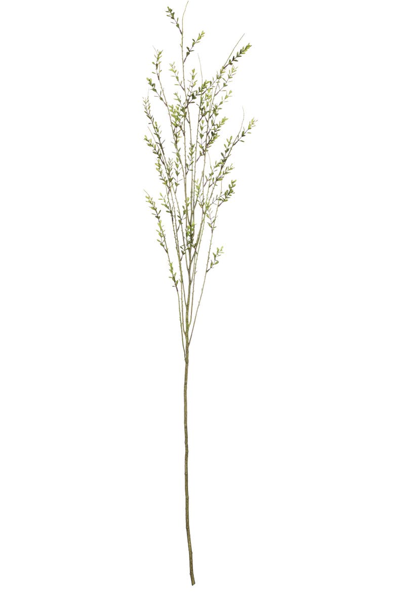 Sullivan's Mini Leaf Spray, Green Faux Floral Stem for Crafting, Weddings, Home and Holiday Decoration, 48 Inch, Main, color, Green