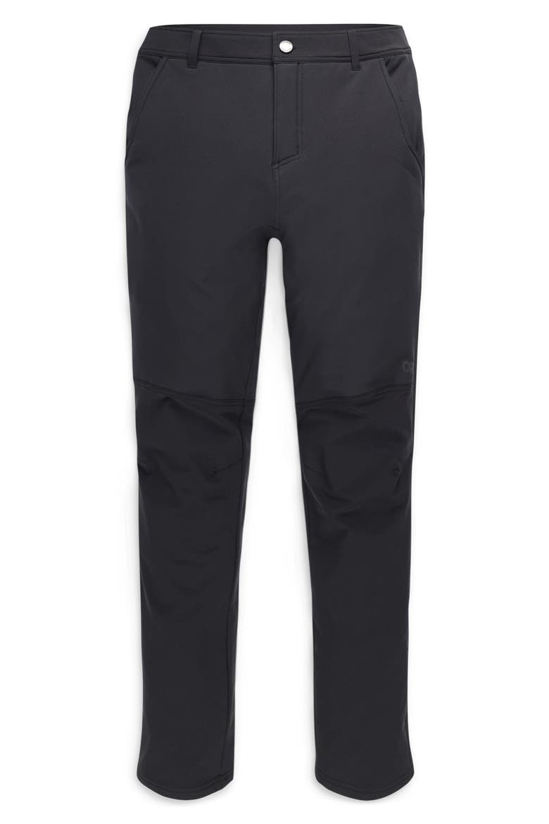 Fleece Lined Pants, Alternate, color, BLACK
