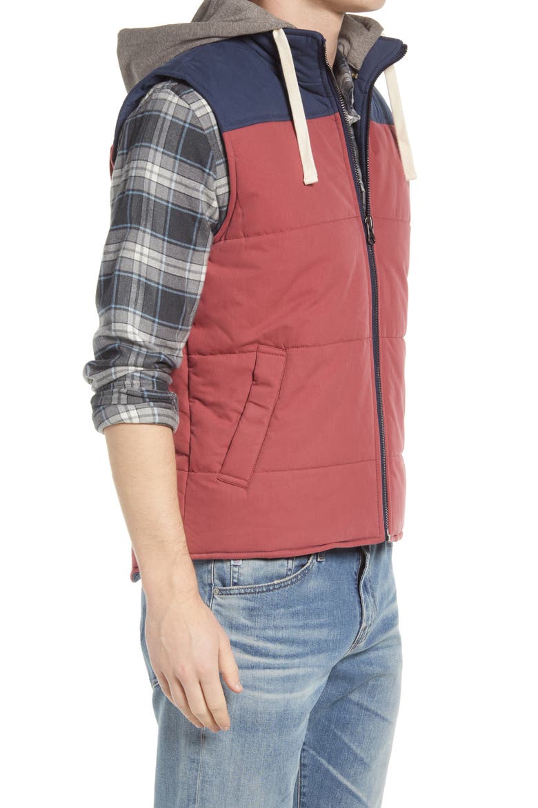 Dano Vest, Alternate, color, RED/ NAVY