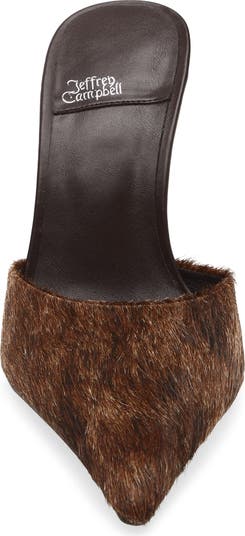 Robyn Genuine Calf Hair Pointed Toe Mule