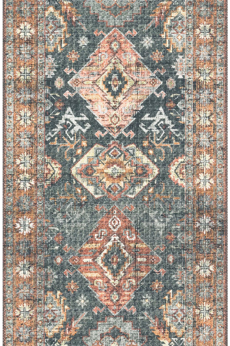 II Skye Collection Rug - Sea/Rust - 7'-6" x 9'-6", Alternate, color, SEA / RUST