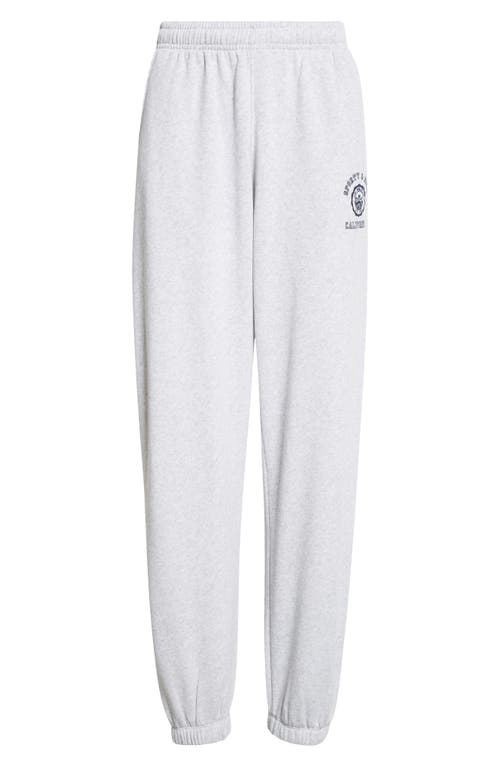 Sporty And Rich California Emblem Soft Sweatpant In Gray