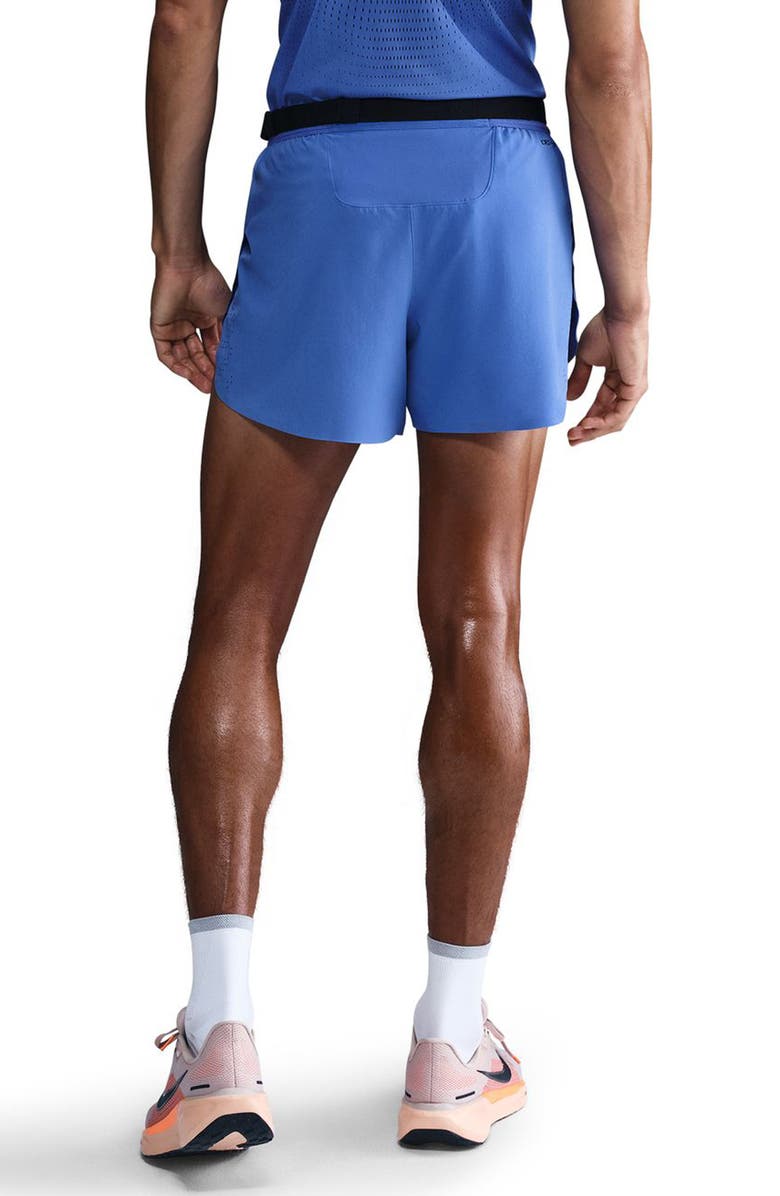 Nike AeroSwift 4-Inch Running Shorts, Alternate, color, Comet Blue/ Black