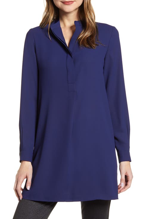 Anne Klein Popover Tunic Top (Petite)