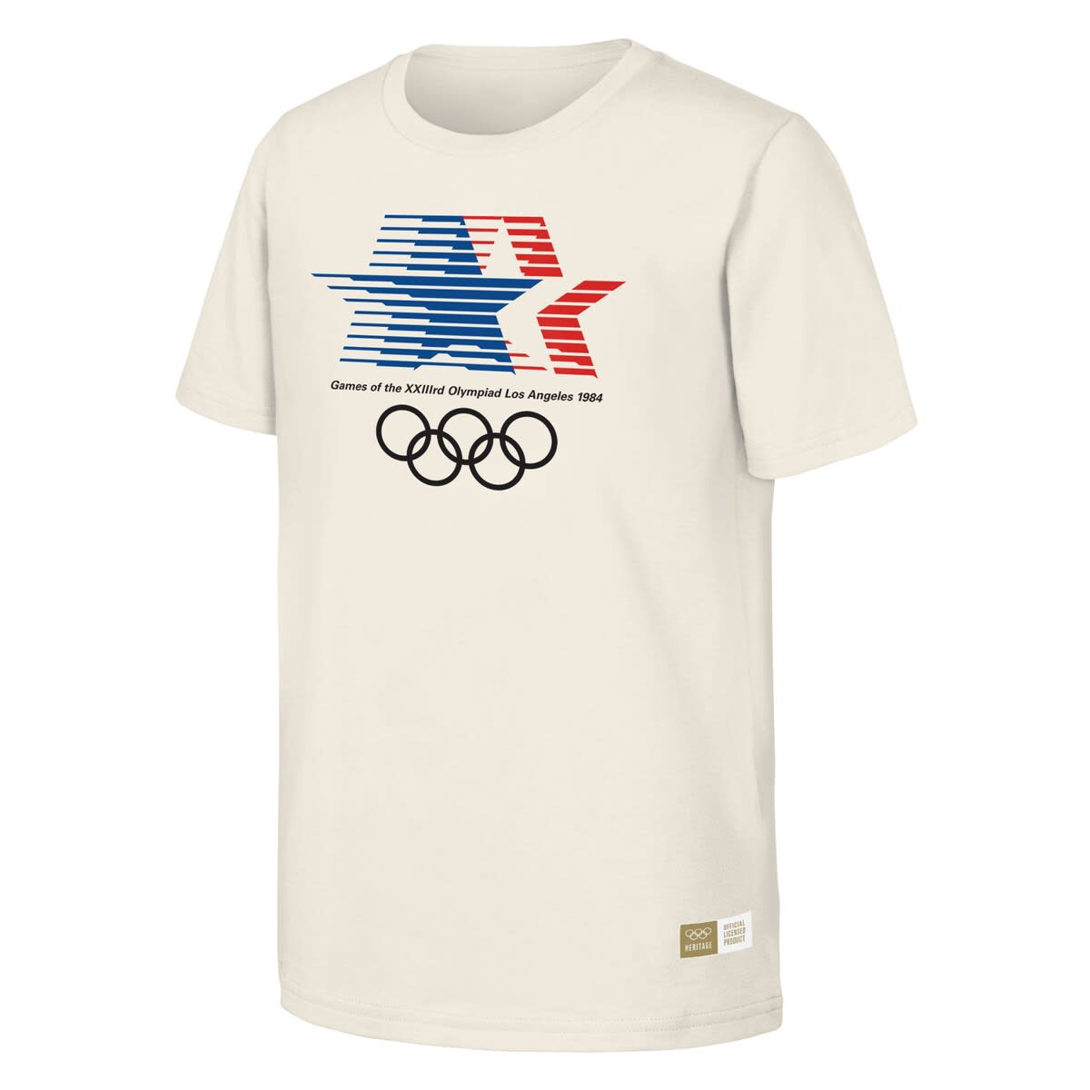 Men's  Natural 1984 Los Angeles Games Olympic Heritage T-Shirt - image 2