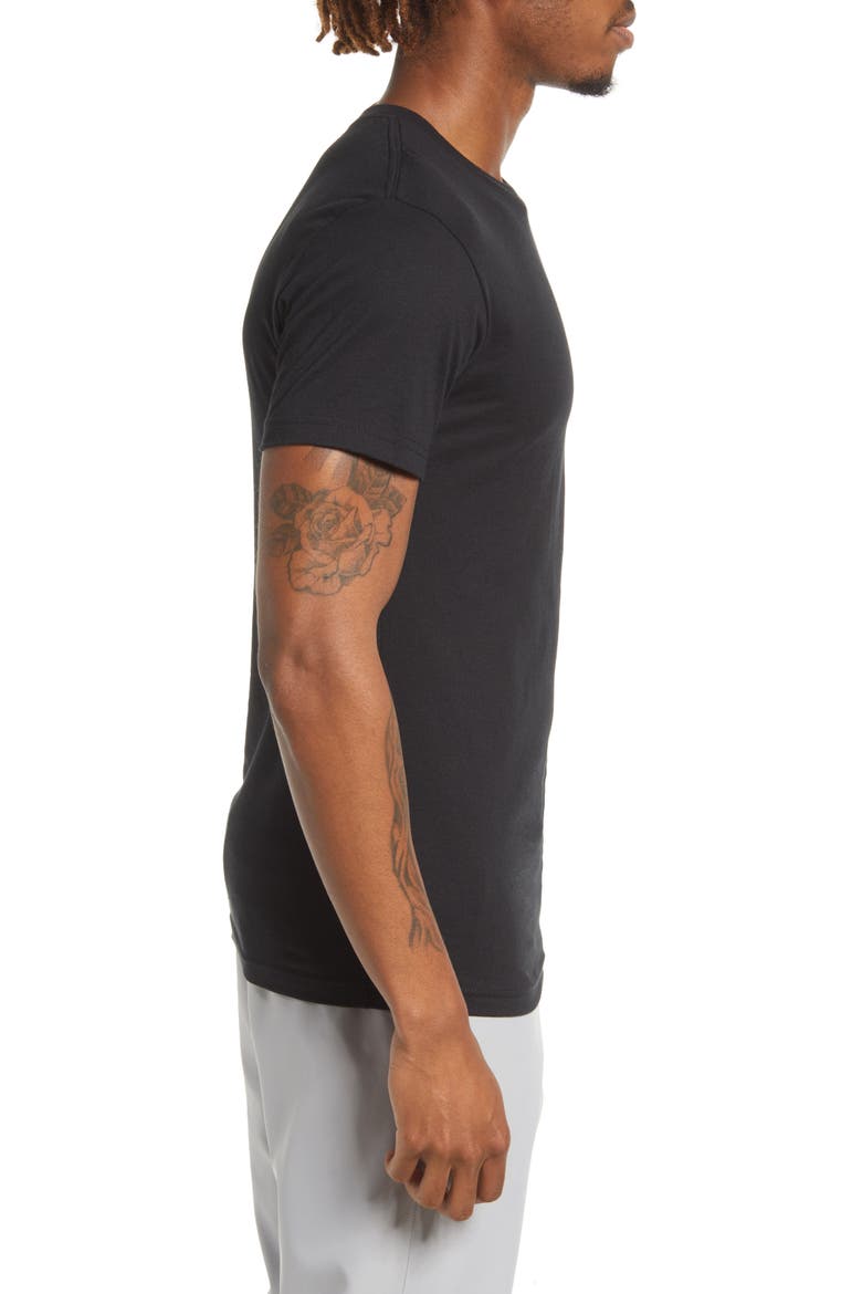 Men's The Boundaries Crewneck T-Shirt, Alternate, color, BLACK