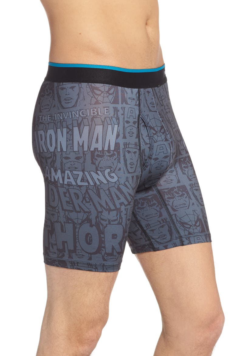 Marvel Boxer Briefs, Alternate, color, BLACK