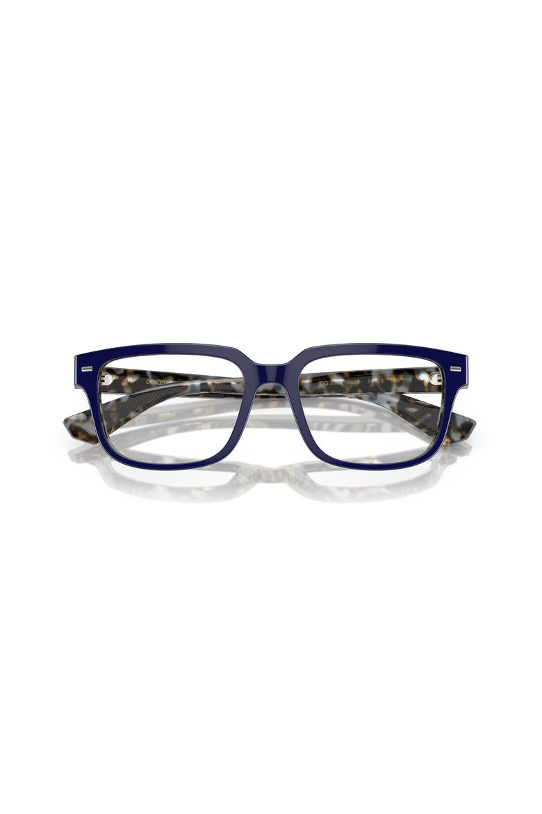 52mm Square optical glasses, Alternate, color, Blue