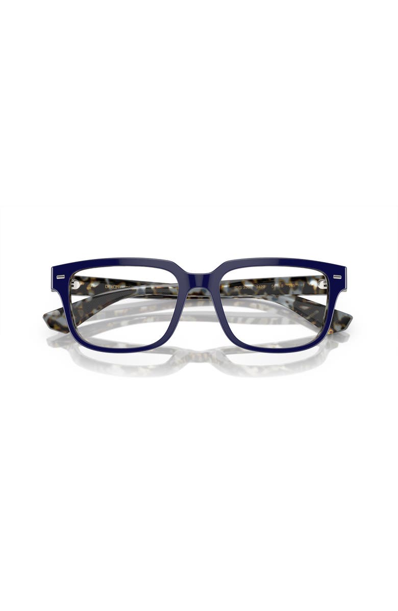 Dolce&Gabbana 52mm Square optical glasses, Alternate, color, Blue