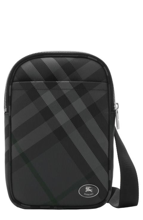 ショルダーバッグ BURBERRY Men Shoulder bag Grey 8089292 Burberry Outlet: Shoulder bag men - Grey | Burberry shoulder