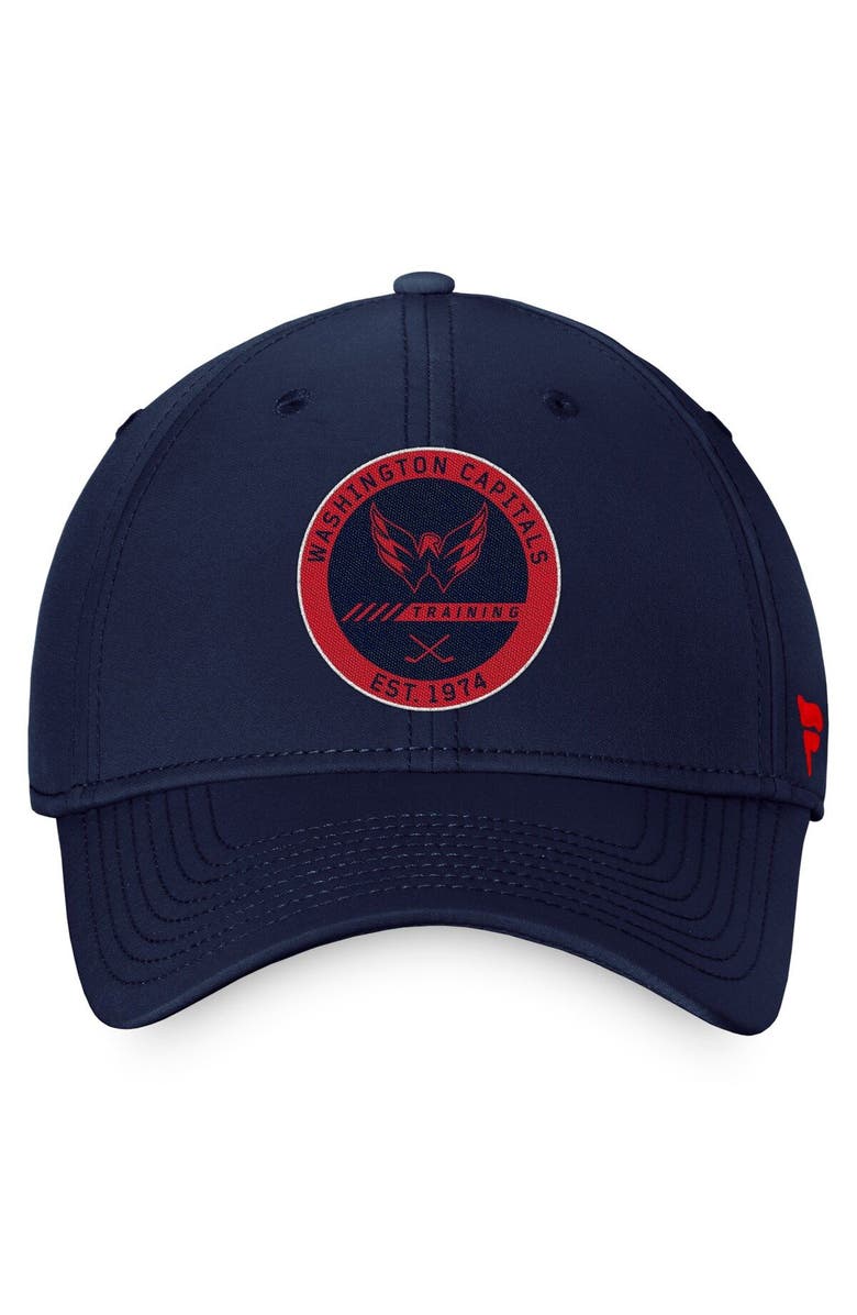 FANATICS Men's Fanatics Branded Navy Washington Capitals 2022 Authentic Pro Training Camp Flex Hat, Alternate, color, Navy