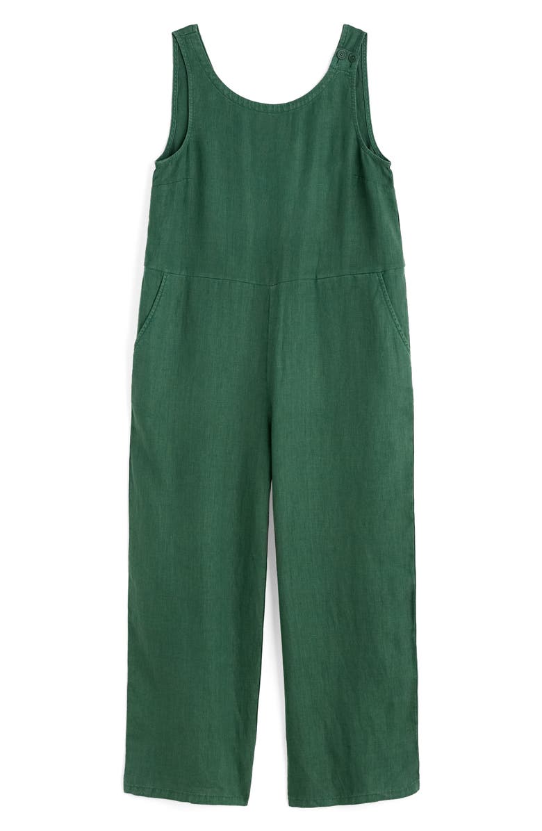 Seasalt Cornwall Salt Air Wide Leg Jumpsuit, Alternate, color, Dark Forage