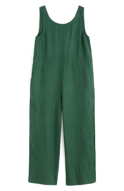 Seasalt Cornwall Salt Air Wide Leg Jumpsuit In Dark Forage