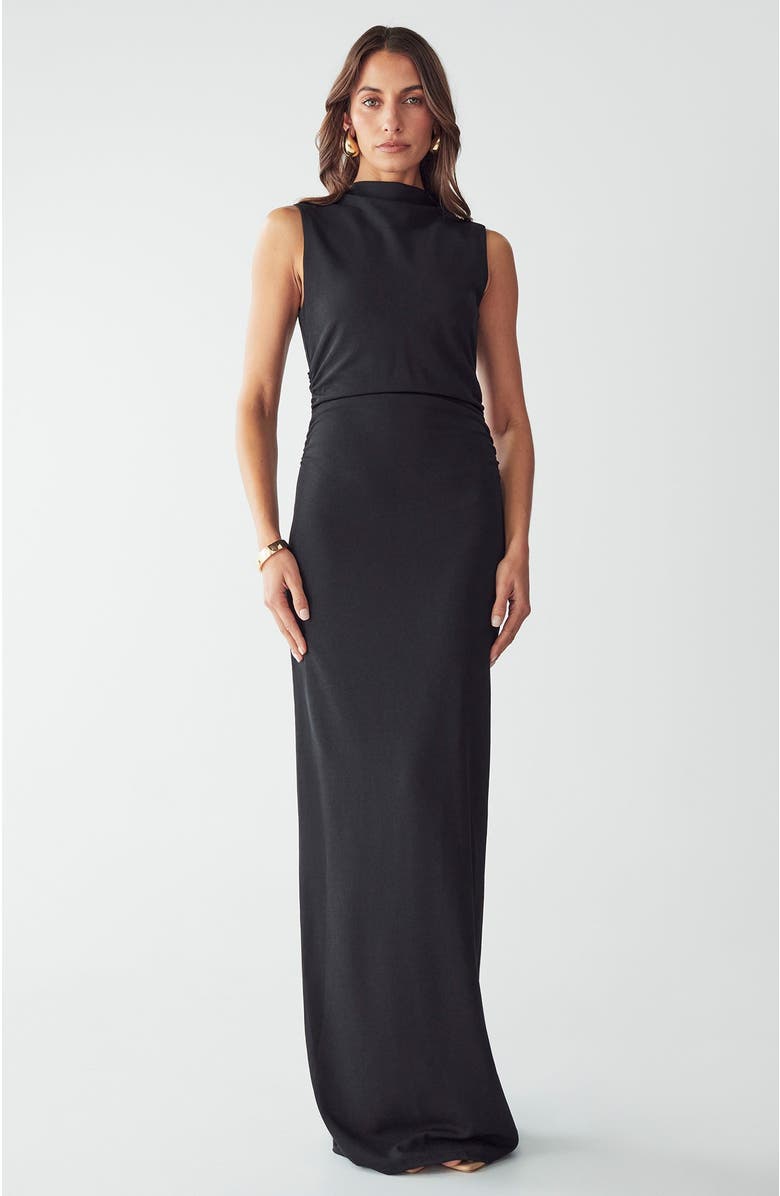 BWLDR Lana Maxi Dress, Alternate, color, Black