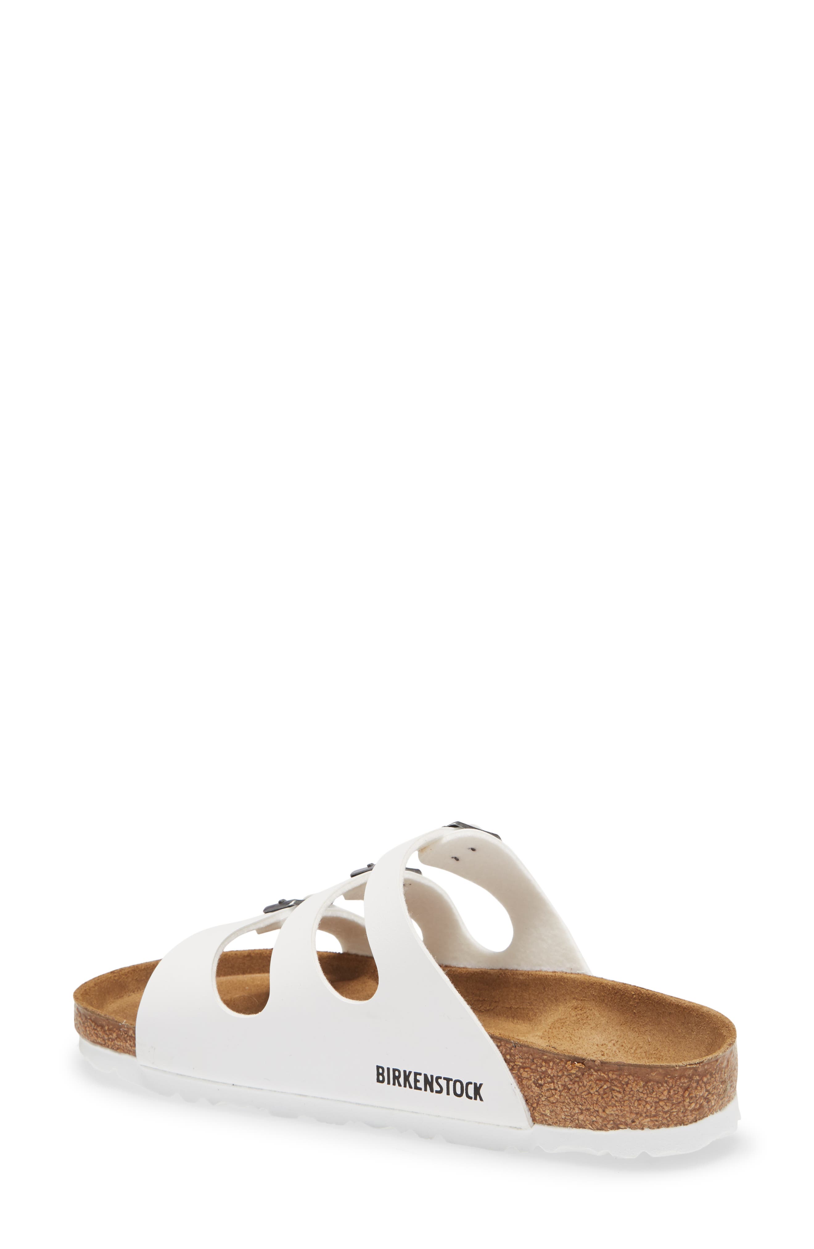 Florida Birko-Flor Sandal, Alternate, color, WHITE