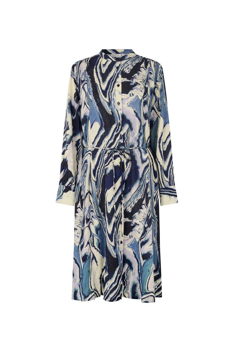 MaNeile Long Sleeve Waist Belt Dress, Alternate, color, WISTERIA