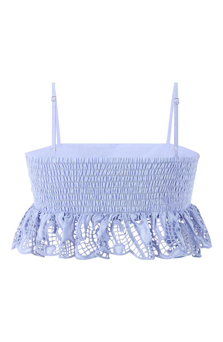 Marlo Kids Luciana Embroidered Top, Alternate, color, Lavender