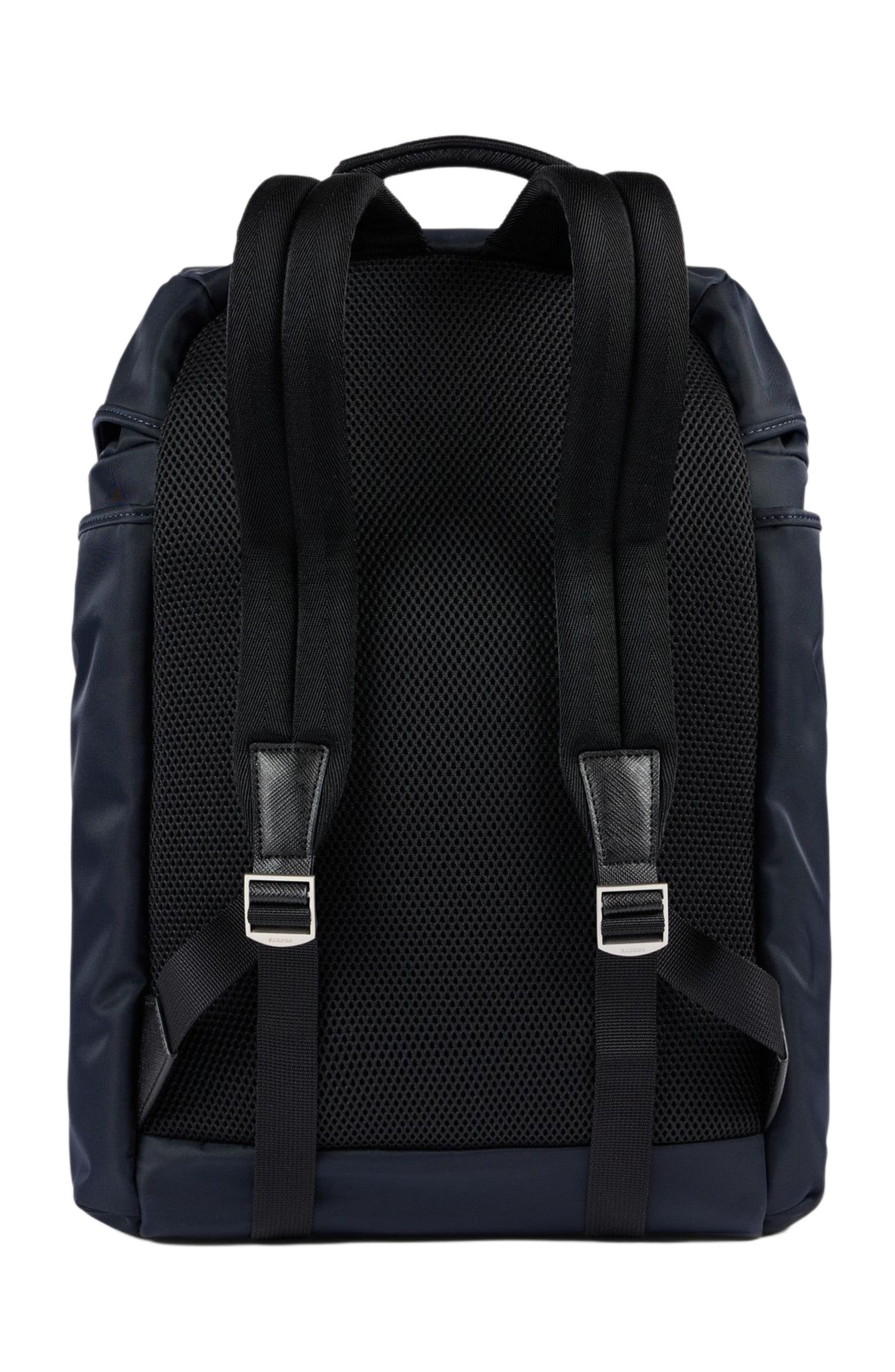 SANDRO Nylon backpack, Alternate, color, Navy Blue