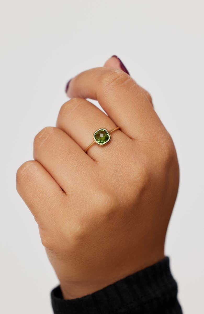 Ana Luisa Stone Ring - Mae Ring Green, Alternate, color, Green