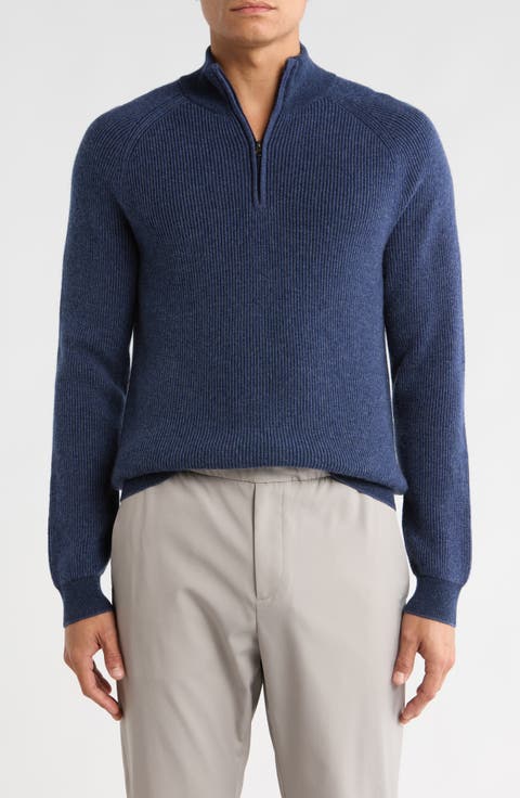 Rib Cashmere Pullover