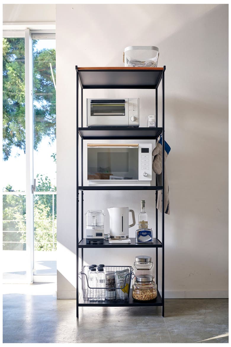Storage Rack, Alternate, color, BLACK