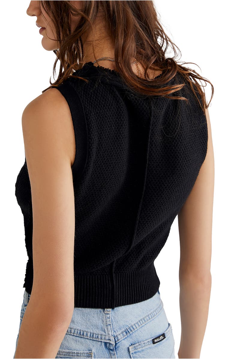 Free People Denson Cable Knit Vest, Alternate, color, 